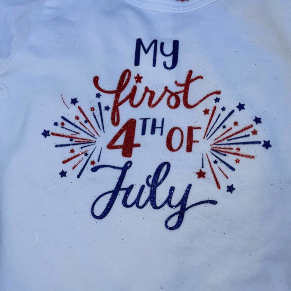 NWT Koala Baby First Fourth of July Bodysuit & Shorts Set (Size 3-6 Months) - Picture 4 of 7